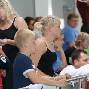 Valgeir og Erla fremst.