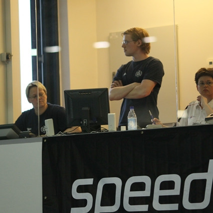 Unnur vinnuþjarkur tók alla mótshluta í tænibúrinu enda þótti ástæða til að veita henni viðurkenningu á lokahófinu.