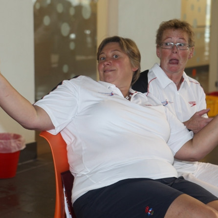 Líflegir dómarar. Spurning í hvaða liði þeir eru ;-)