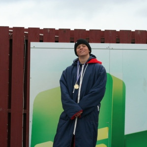 Freysteinn einn í sviðsljósinu.