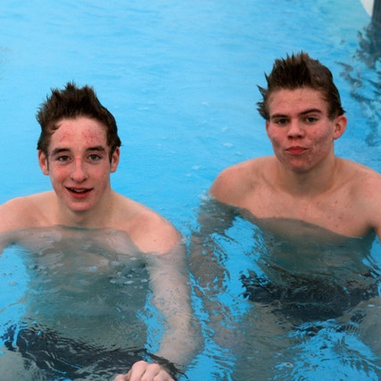 Tveir góðir - Arnór og Tómas.