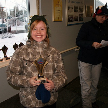 Guðrún Baldvins var stigahæst meyja.