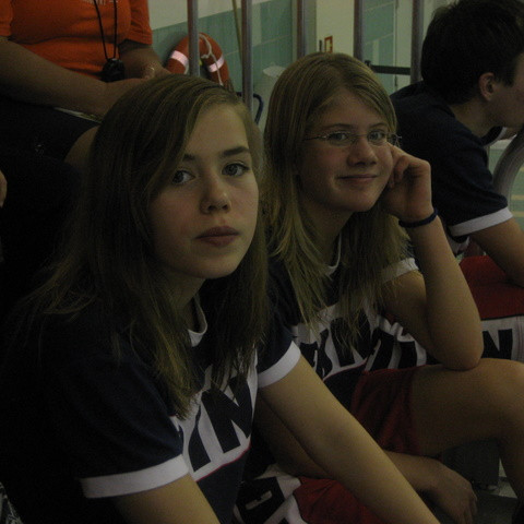 Elín Erla og Dóra Sigga