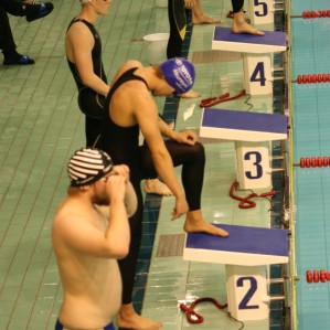 Einar að búa sig undir úrslit 50 flug.