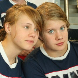 Hildur og Dóra Sigga.