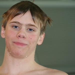 Freysteinn rétt kominn uppúr.