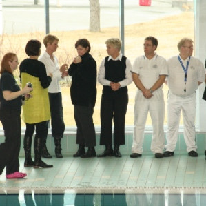 Helga Sig fékk afhent silfurmerki SSÍ.