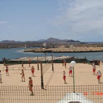 Strandblakið er vinsælt bæði á daginn og kvöldin.