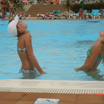 Arna Björg og Unnur Lára sprækar.