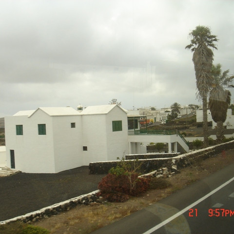 Á ferð um Lanzarote.