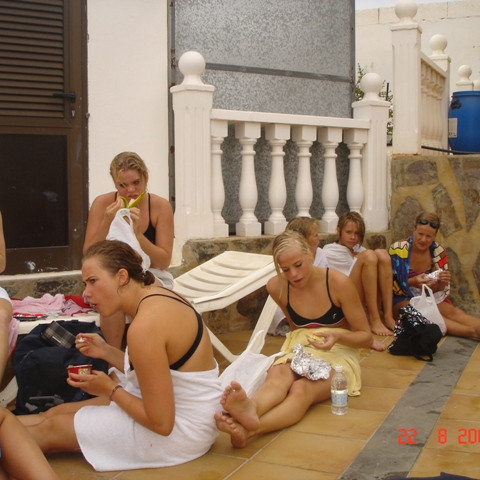 Í vatnsleikjagarðinum.