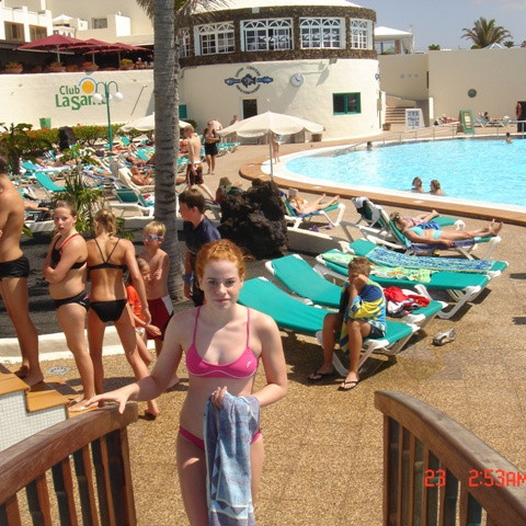 Rannveig á leið í sólina.