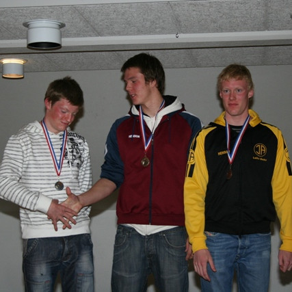 100 m bringusund -Hrafn, Guðni og Leifur Guðni.