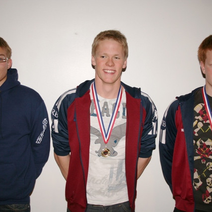 50 skrið. Tómas, Davíð Hildiberg og Kristinn Ásgeir.