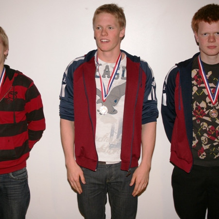 50 flug. Baldur (sem tók við verðlaunum fyrir Einar), Davíð Hildiberg og Kristinn Ásgeir.