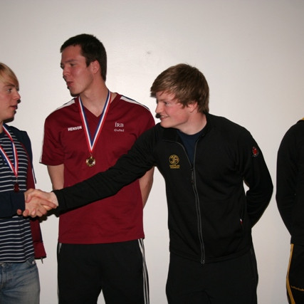 50 bringa. Gunnar Örn, Guðni, Hrafn og Leifur Guðni.