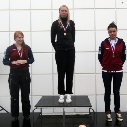 100 m flugsund. Soffía, Inga Elín og Diljá.