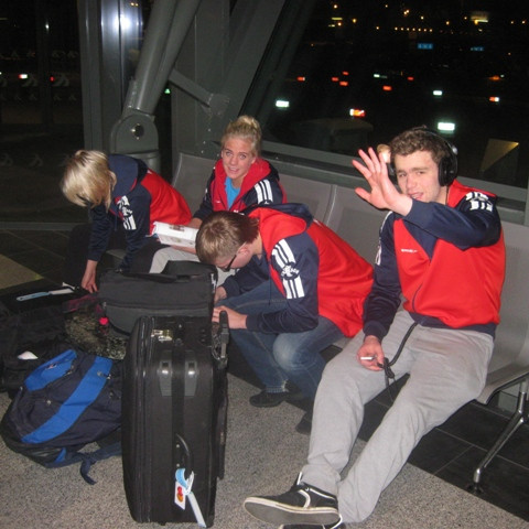 Einar eitthvað feiminn.