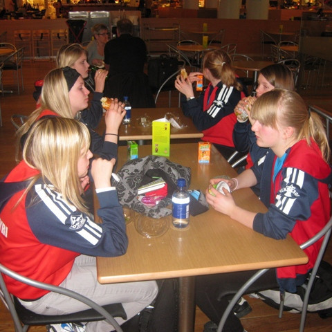 Morgunmatur í Leifsstöð.