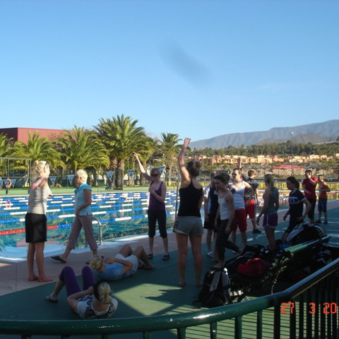 Meira frá lauginni.