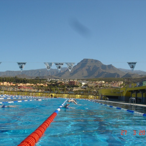 Meira frá lauginni.