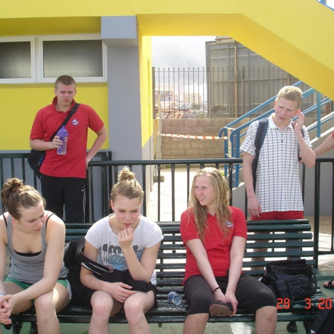 Gert klárt fyrir æfingu.