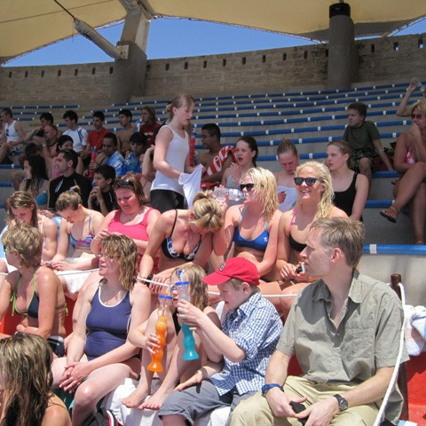 Mætt á höfrungashow.