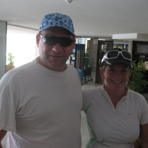 Vlad og Ásta klár í göngu