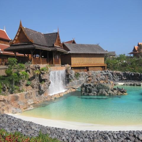 Í Siam Park.
