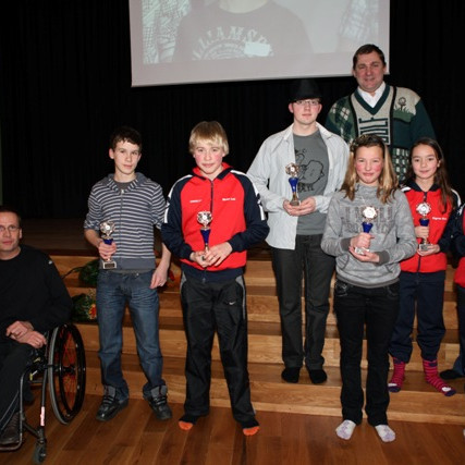 Viðurkenningar fyrir framfarir og ástundun.