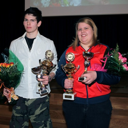 Villi og Guðný Halla voru með stigahæstu sund í Krókódílahópni.