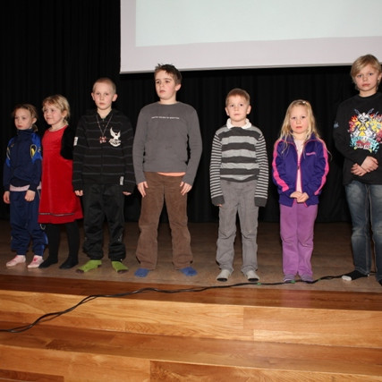 Upprendandi sundmenn.