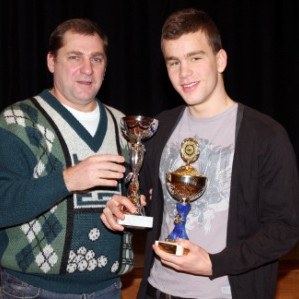 Einar Helgi átti stigahæsta sund karla.