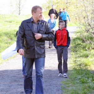 Varaformaðurinn mætir loksins.