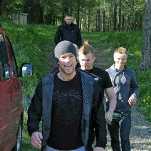 Töffararnir úr afrekshóp.