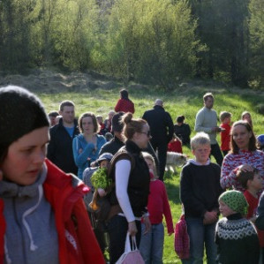 Dágóður hópur mættur.