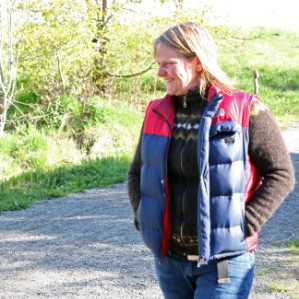 Sigfríð fylgist vel með öllu.