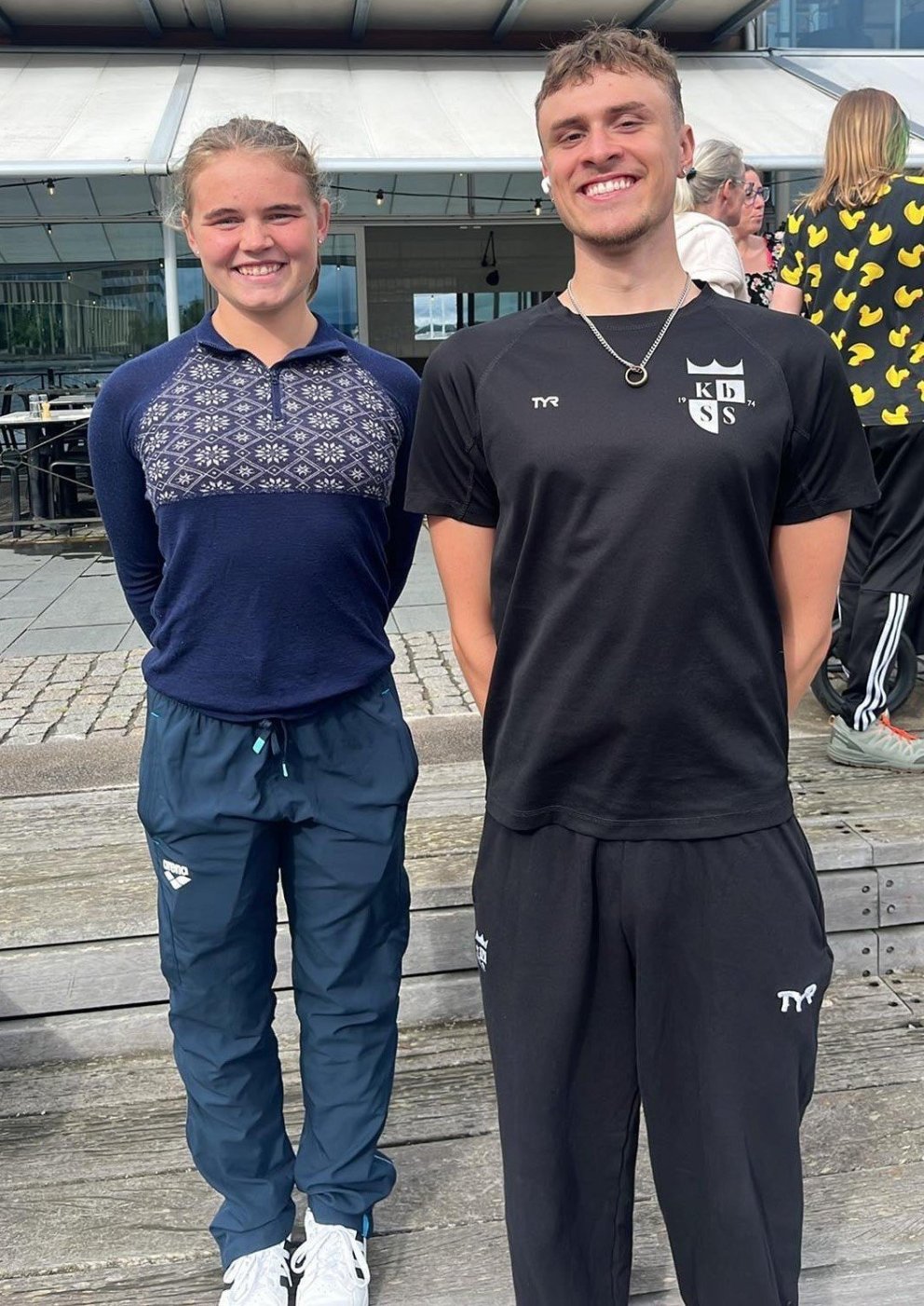 Tveir iðkendur frá Óðni á sænska meistaramótinu í víðavatnssundi