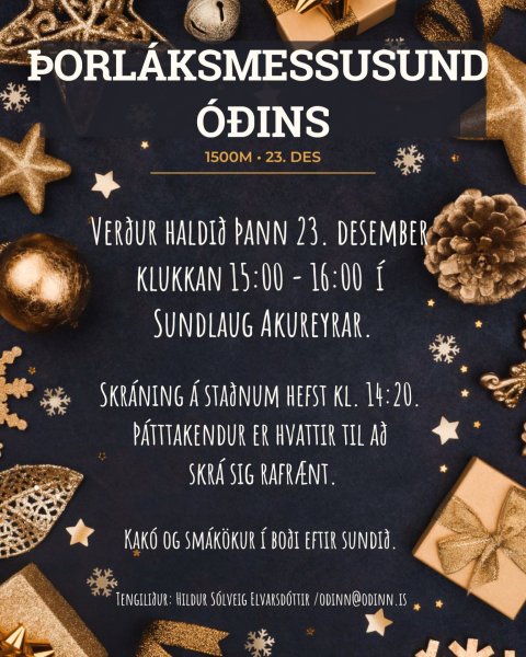 Þorláksmessusund Óðins 2024