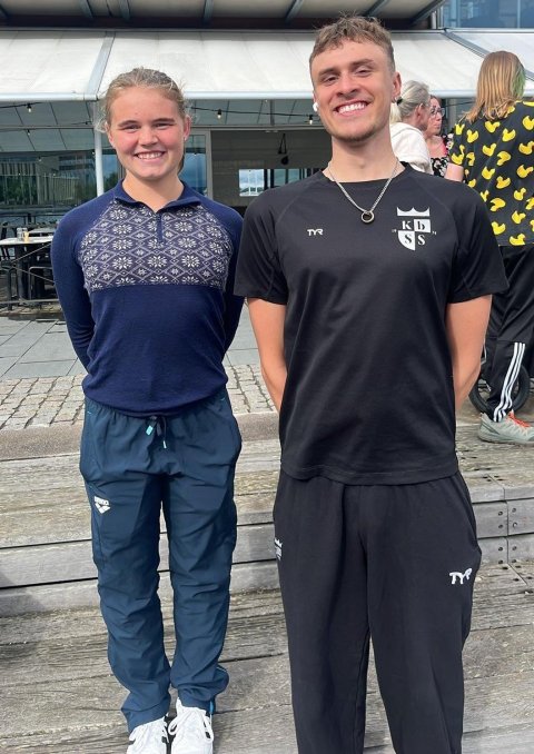 Tveir iðkendur frá Óðni á sænska meistaramótinu í víðavatnssundi